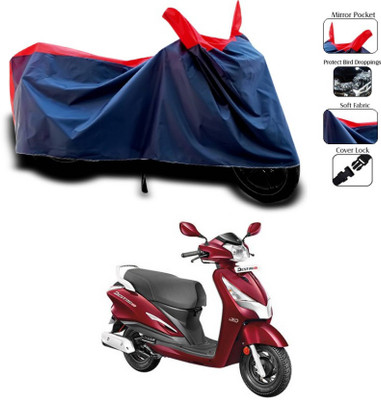 KEDIT Two Wheeler Cover for Hero(Destini 125, Red, Blue)