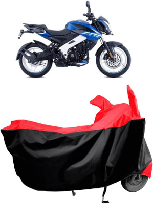 KEDIT Two Wheeler Cover for Bajaj(Pulsar 200 NS DTS-i, Red)