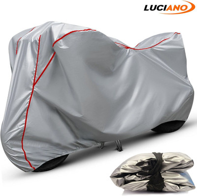 Luciano Waterproof Two Wheeler Cover for Honda(CBR 1000RR, Silver, Red)