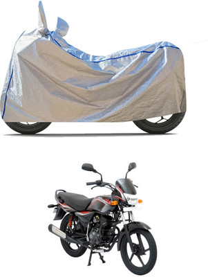 PAGORA Waterproof Two Wheeler Cover for Bajaj(Platina 125, Silver)