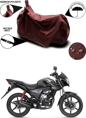 Furious3D Waterproof Two Wheeler Cover for Honda(CB Twister, Maroon)