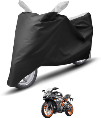 Caronix Waterproof Two Wheeler Cover for KTM(RC 390, Silver)