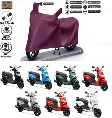 smwzxyu Waterproof Two Wheeler Cover for Hero(Pleasure, Maroon)