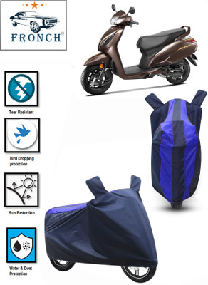 FRONCH Waterproof Two Wheeler Cover for Honda(Activa 6G, Blue)