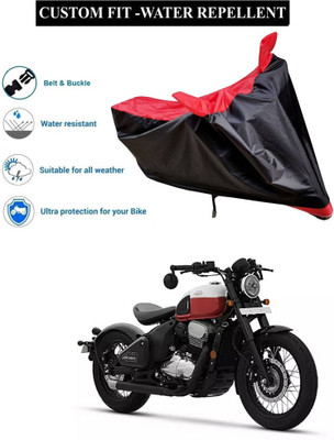 PAGORA Waterproof Two Wheeler Cover for JAWA(42, Red)