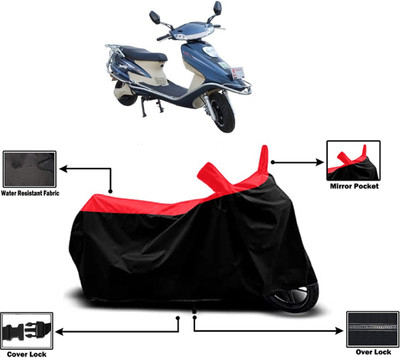 Amexride Two Wheeler Cover for Tunwal(Sport 63 60V, Red)
