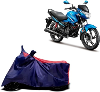 Y3H Two Wheeler Cover for Hero(Glamour i3s, Blue, Red)