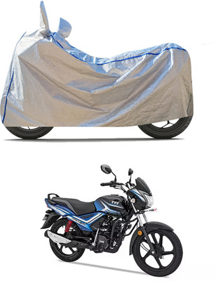 CODOKI Waterproof Two Wheeler Cover for TVS(Star City Plus BS6, Silver)