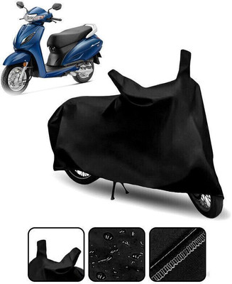 Lakshmina Enterprises Waterproof Two Wheeler Cover for Honda(Activa 5G, Black)
