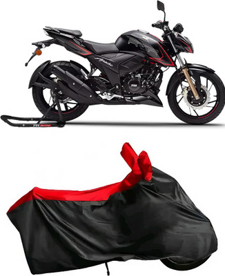 BbcMart Waterproof Two Wheeler Cover for TVS(Apache RTR 200 4V, Red)