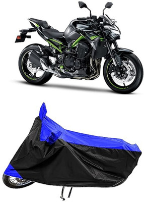 MMSSTAR Waterproof Two Wheeler Cover for Kawasaki(Z900RS BS6, Blue)