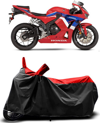 MMSSTAR Waterproof Two Wheeler Cover for Honda(CBR 600 RR, Red)