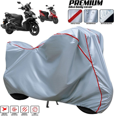 xodi Two Wheeler Cover for Yamaha(Ray-ZR 125FI, Silver, Red, Multicolor)