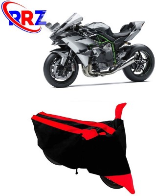 RRZ Waterproof Two Wheeler Cover for Kawasaki(Ninja H2R, Black, Red)