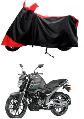 GROFATIK Two Wheeler Cover for Yamaha(FZ S V3.0 FI, Red)