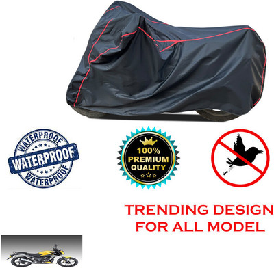 THE REAL ARV Waterproof Two Wheeler Cover for TVS(Raider, Black)