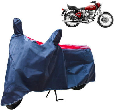 CARNEST Two Wheeler Cover for Royal Enfield(Electra, Red, Blue)