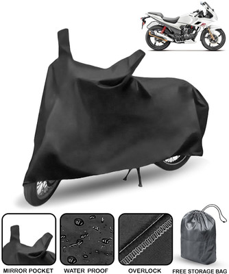 AutoRetail Waterproof Two Wheeler Cover for Hero(Karizma, Black)