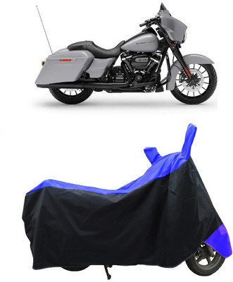 Coxtor Waterproof Two Wheeler Cover for Harley Davidson(Road Glide Special, Blue)
