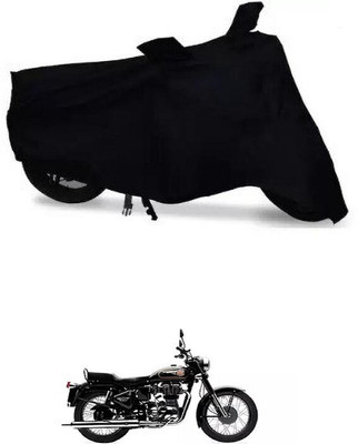 AutoGalaxy Waterproof Two Wheeler Cover for Royal Enfield(Standard 350, Black)
