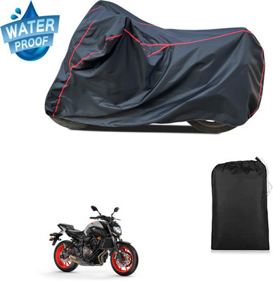 PAGORA Waterproof Two Wheeler Cover for Yamaha(MT 07, Black)