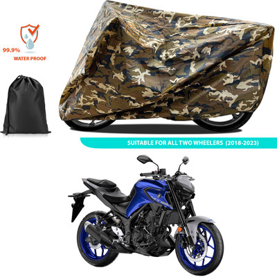 CODOKI Two Wheeler Cover for Yamaha(MT 03, Yellow)