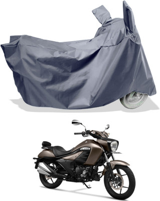 Amexride Two Wheeler Cover for Suzuki(Intruder 250 BS6, Grey)