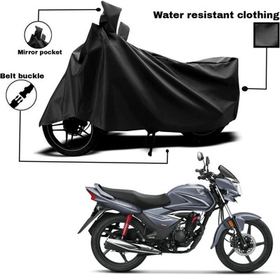 TENNYCER Waterproof Two Wheeler Cover for Honda(CB Shine SP, Black)