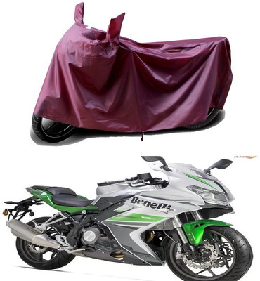 THE REAL ARV Waterproof Two Wheeler Cover for Benelli(302R, Maroon)
