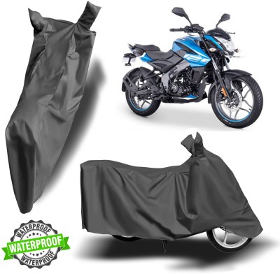 ROYAL AUTO MART Waterproof Two Wheeler Cover for Bajaj(Pulsar NS125, Grey)