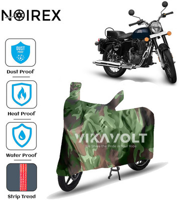 NOIREX Waterproof Two Wheeler Cover for Royal Enfield(Bullet Electra Twinspark, Green)