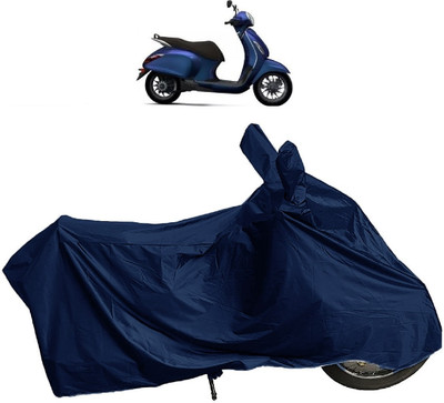 DIGGU Two Wheeler Cover for Bajaj(Fusion, Blue)