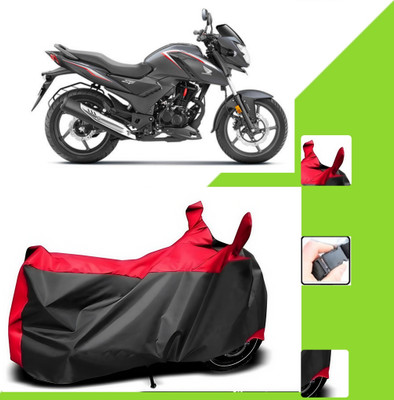 WMIZEXA Two Wheeler Cover for Honda(SP 125, Black, Red)