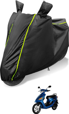 MOCKHE Waterproof Two Wheeler Cover for Universal For Bike(Yo Electron, Black)