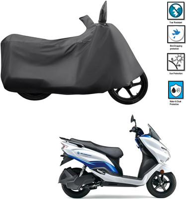 CODOKI Waterproof Two Wheeler Cover for Suzuki(Burgman Electric, Grey)