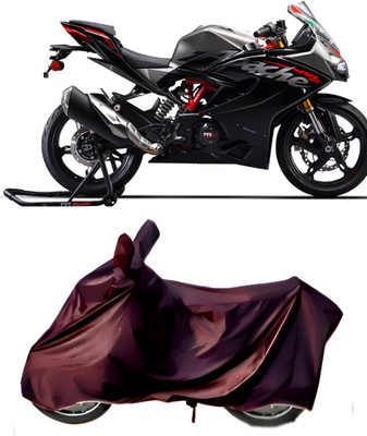 BbcMart Waterproof Two Wheeler Cover for TVS(Apache RTR 310, Maroon)