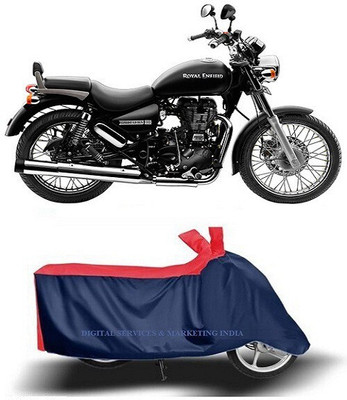 DeepShakshi AUTOMOTIVE Waterproof Two Wheeler Cover for Royal Enfield(Thunderbird 500, Blue)