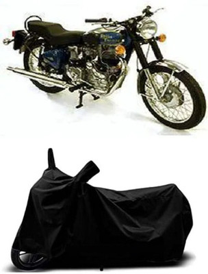 DSAMI Two Wheeler Cover for Royal Enfield(Machismo 500, Black)