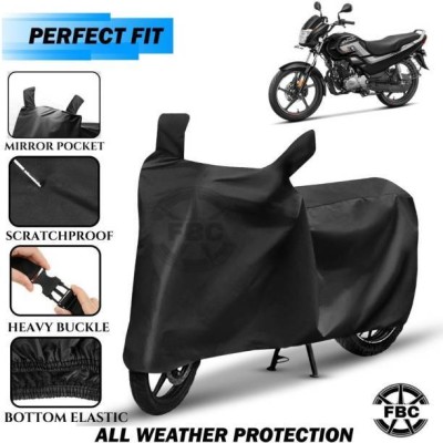 LIFE TO HUB Two Wheeler Cover for Ather, KTM, Piaggio, Royal Enfield, Suzuki(CBZ Extreme, Black)