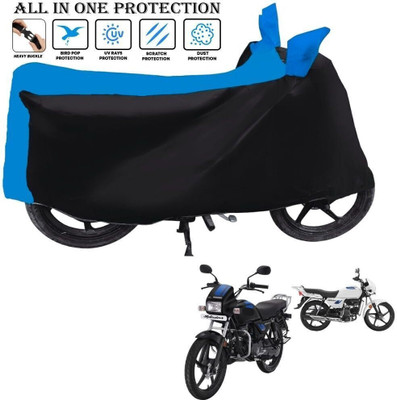 AutoGalaxy Waterproof Two Wheeler Cover for Hero(Splendor, Black, Blue, Multicolor)