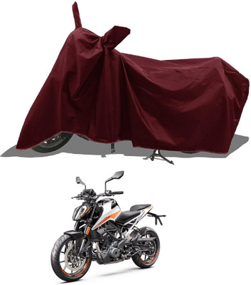 DeepShakshi AUTOMOTIVE Two Wheeler Cover for KTM(Duke 390, Maroon)