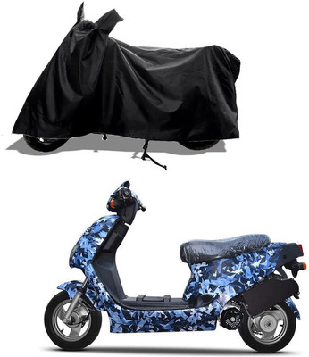 GROFATIK Two Wheeler Cover for Hero(Electric AXLHE-20, Black)