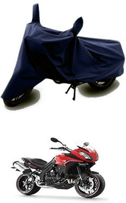 THE REAL ARV Waterproof Two Wheeler Cover for Triumph(Blue)
