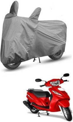 DeepShakshi AUTOMOTIVE Waterproof Two Wheeler Cover for TVS(Wego, Grey)