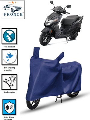 FRONCH Waterproof Two Wheeler Cover for Honda(Dio, Blue)