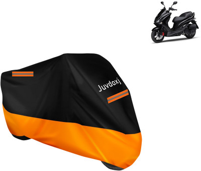 Juvdoxj Waterproof Two Wheeler Cover for Yamaha(Majesty S 155 maxi BS6, Orange)