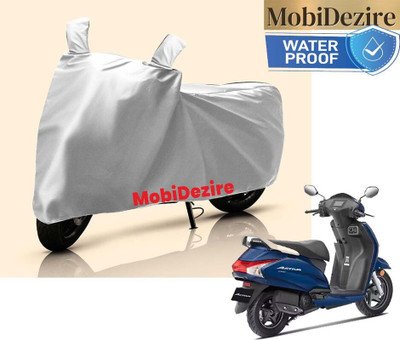 Wamus Auto Waterproof Two Wheeler Cover for Honda(Activa 6G, Silver)