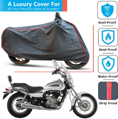 FAMEXON Waterproof Two Wheeler Cover for Bajaj(Avenger 220 Cruise, Grey)