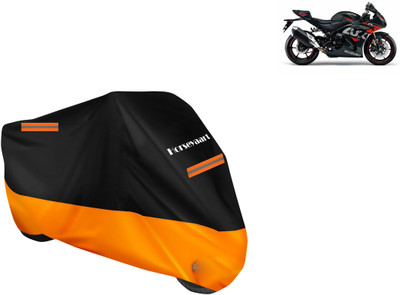 Horseyaart Waterproof Two Wheeler Cover for Suzuki(GSX, Orange)