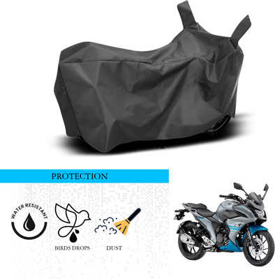 ANTHUB Waterproof Two Wheeler Cover for Yamaha(Fazer-250, Black)